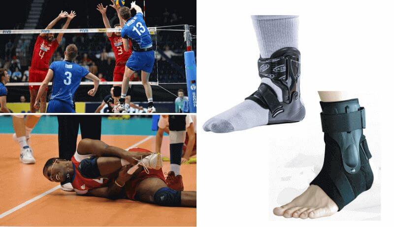 Volleyball Players Wear Ankle Braces
